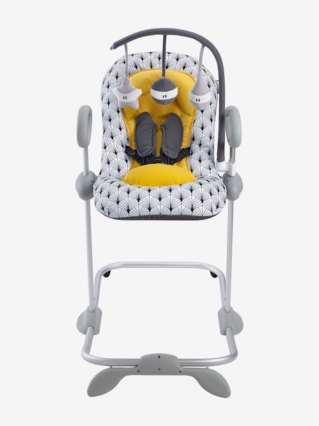 Transat Up&Down BEABA Art line+Heather grey+Yellow palm tree 10 - vertbaudet enfant 