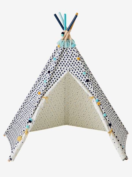 Tipi réversible Sioux blanc 1 - vertbaudet enfant 