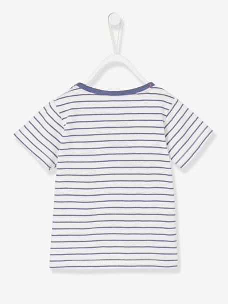 T-shirt Monsieur Costaud® esprit marinière RAYE MARINE 4 - vertbaudet enfant 