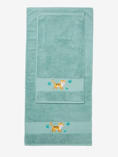 Serviette de bain Tigre vert 3 - vertbaudet enfant 