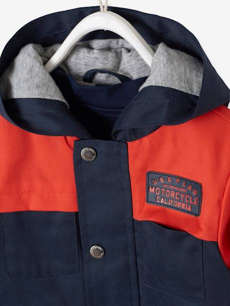 Parka 3 en 1 avec gilet amovible bébé garçon Marine/rouge 5 - vertbaudet enfant 