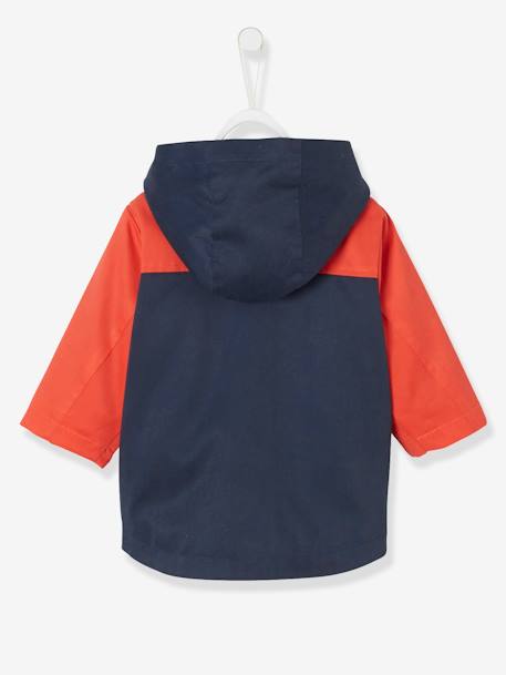 Parka 3 en 1 avec gilet amovible bébé garçon Marine/rouge 3 - vertbaudet enfant 