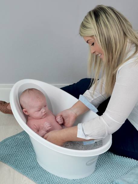 Baignoire Shnuggle BEABA blanc/gris 2 - vertbaudet enfant 