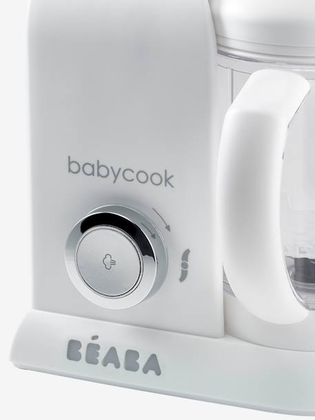 Robot 4 en 1 BEABA Babycook solo blanc/gris argent+dark grey 6 - vertbaudet enfant 