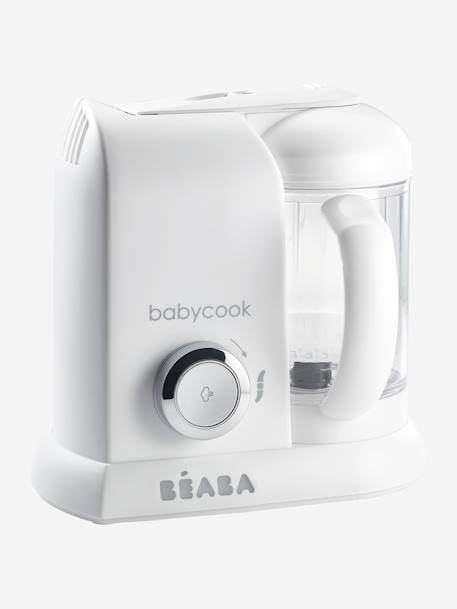 Robot 4 en 1 BEABA Babycook solo blanc/gris argent+dark grey 3 - vertbaudet enfant 