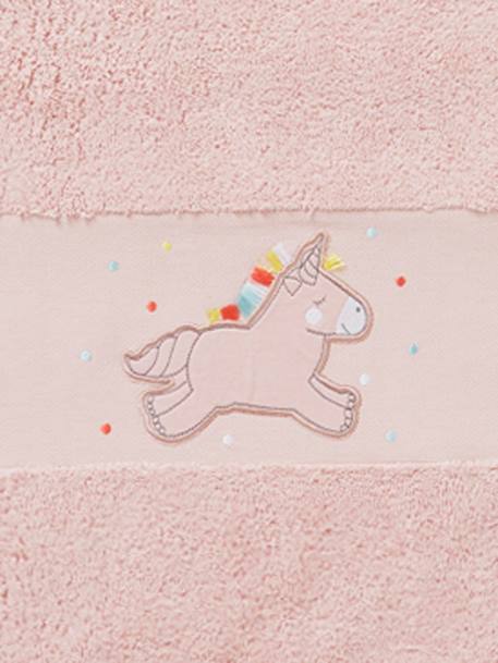 Serviette de bain Licorne rose clair 3 - vertbaudet enfant 