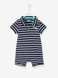 -Combinaison de plage col polo bébé garçon