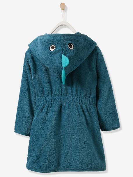 Peignoir enfant Dinosaure personnalisable bleu 3 - vertbaudet enfant 