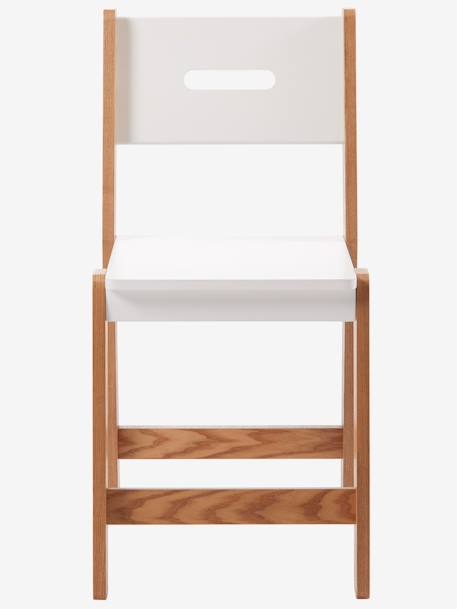 Chaise enfant, assise H 45 cm LIGNE ARCHITEKT blanc/bois+Rose/bois+Vert/bois 3 - vertbaudet enfant 