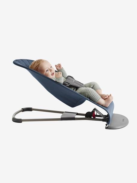 Transat Bliss en coton BabyBjörn Anthracite+Bleu nuit+Gris anthracite/matelassage pé 8 - vertbaudet enfant 