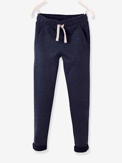 Pantalon jogger garçon en molleton BASICS  - vertbaudet enfant