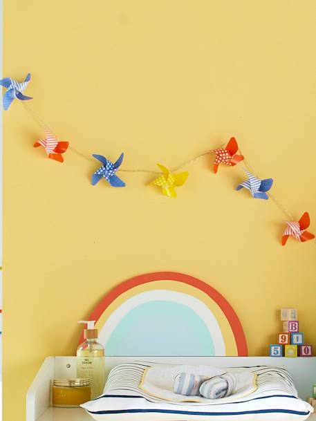 Guirlande lumineuse moulins à vent Multicolore 2 - vertbaudet enfant 