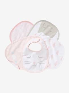 Lot de 5 bavoirs naissance  - vertbaudet enfant