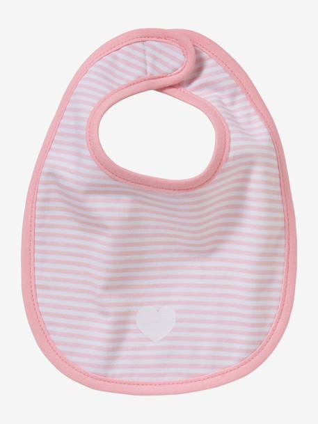 Lot de 5 bavoirs naissance lot chat rose 6 - vertbaudet enfant 