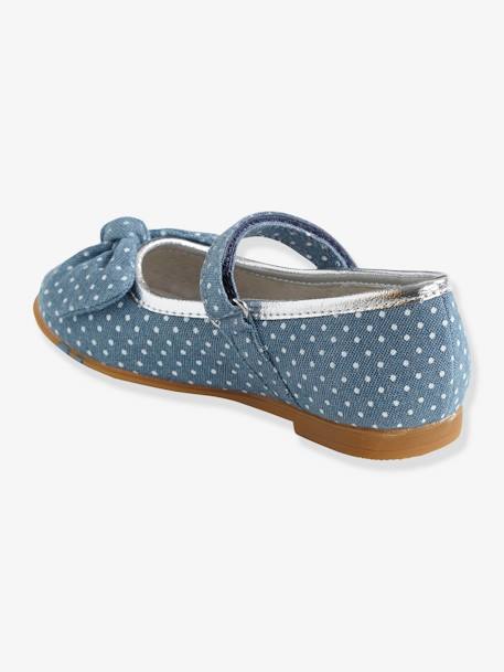 Ballerines scratchées fille collection maternelle BLUE DENIM 3 - vertbaudet enfant 