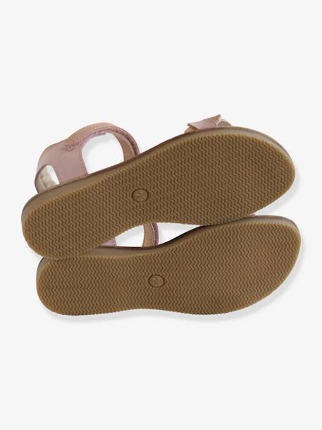 Sandales scratchées fille en cuir ROSE 5 - vertbaudet enfant 