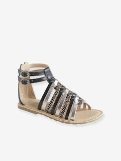 Chaussures-Sandales fille en cuir