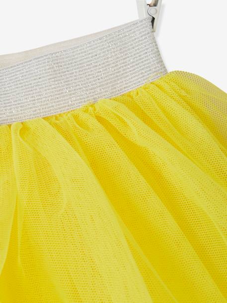 Jupon en tulle à sequins JAUNE CLAIR 4 - vertbaudet enfant 