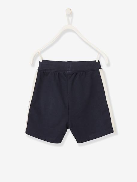 Short sport à bandes garçon Marine grisé 7 - vertbaudet enfant 