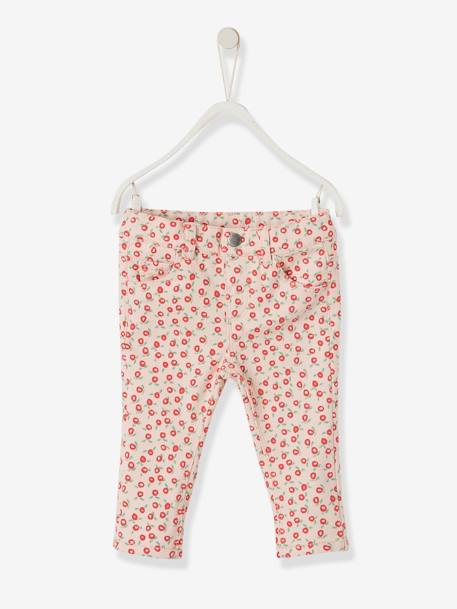 Bébé-Pantalon slim bébé fille ceinture pressionnée