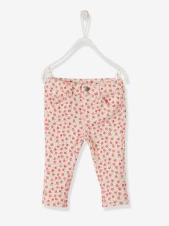 Pantalon slim bébé fille ceinture pressionnée  - vertbaudet enfant