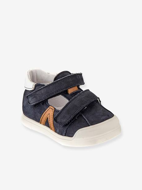 Sandales salomés cuir bébé garçon Poto Babybotte® MARINE 2 - vertbaudet enfant 