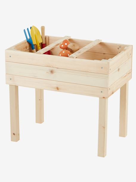 Carré potager en bois beige 5 - vertbaudet enfant 