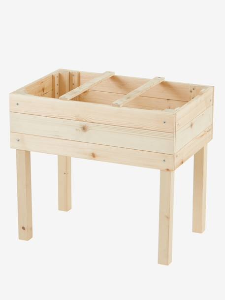 Carré potager en bois beige 6 - vertbaudet enfant 