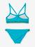 Maillot de bain 2 pièces fille TURQUOISE FONCE 2 - vertbaudet enfant 