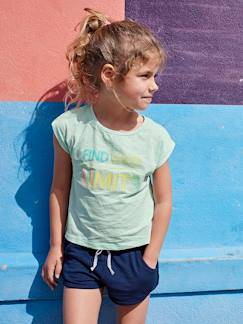 Short sport Basics fille en molleton  - vertbaudet enfant