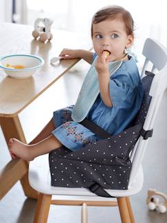 Chaise haute pour bébé, chaise haute enfants pliable avec plateau repas  amovible rehausseur 2 en 1 table à manger pour enfants violet