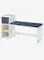 Banc de lecture + rangement LIGNE REGLISSE Blanc/gris foncé 3 - vertbaudet enfant 