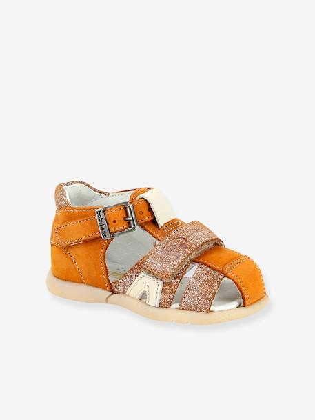 Sandales cuir bébé garçon Gulli Babybotte® CAMEL 1 - vertbaudet enfant 