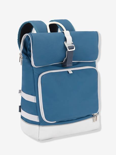 Sac à dos à langer BABYMOOV Le Sancy bleu mineral+gris smokey 3 - vertbaudet enfant 