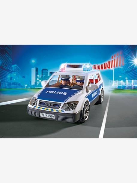 6920 Voiture de policiers gyrophare et sirène Playmobil Bleu 4 - vertbaudet enfant 