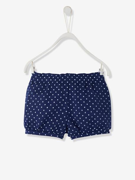 Short bébé fille en maille blanc imprimé+bleu royal imprimé+moutarde imprimé+vert sauge 6 - vertbaudet enfant 