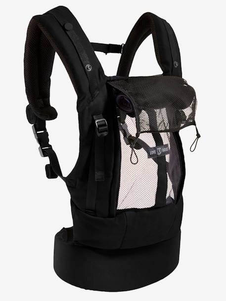 Pack Bundle porte-bébé + réhausseur + cale-tête PhysioCarrier LOVE RADIUS by JE PORTE MON BEBE noir/anthracite 2 - vertbaudet enfant 