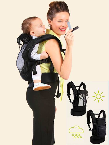 Pack Bundle porte-bébé + réhausseur + cale-tête PhysioCarrier LOVE RADIUS by JE PORTE MON BEBE noir/anthracite 6 - vertbaudet enfant 