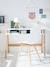 Bureau enfant LIGNE ARCHITEKT blanc/bois+rose+vert 3 - vertbaudet enfant 