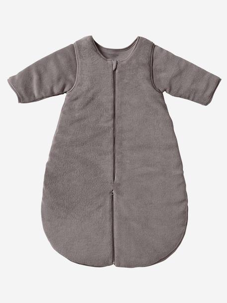 Combinaison de transport polaire microfibre, manches amovibles MARINE+taupe 7 - vertbaudet enfant 