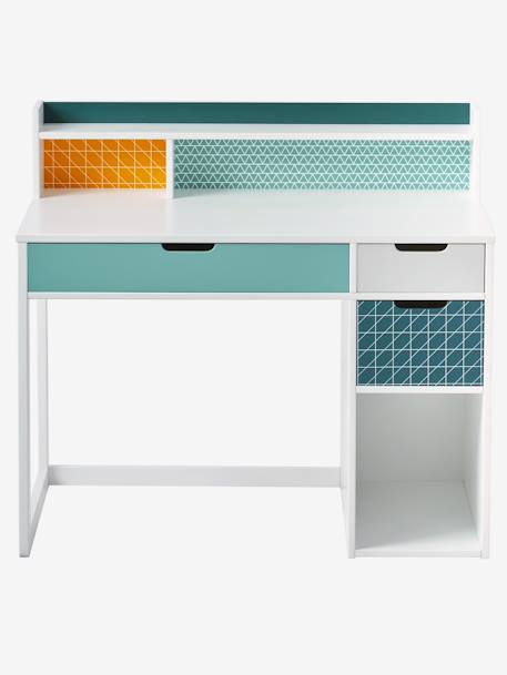 Bureau enfant LIGNE FUNNY bleu 2 - vertbaudet enfant 