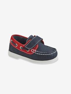 Chaussures bébé bateau en cuir  - vertbaudet enfant