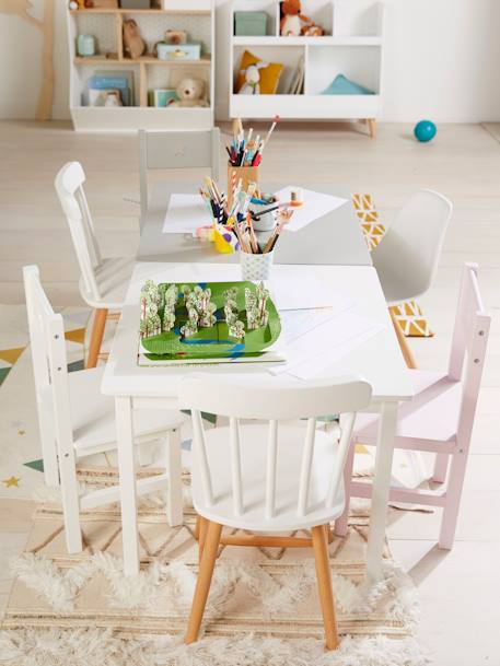 Table de jeu enfant LIGNE SIRIUS blanc 4 - vertbaudet enfant 