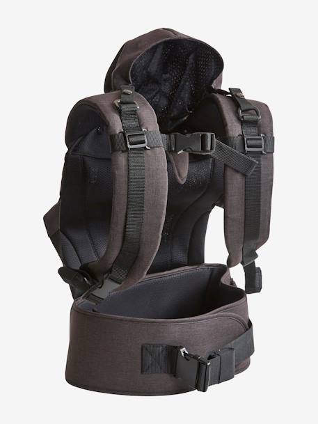 Porte-bébé physiologique vertbaudet gris anthracite 2 - vertbaudet enfant 