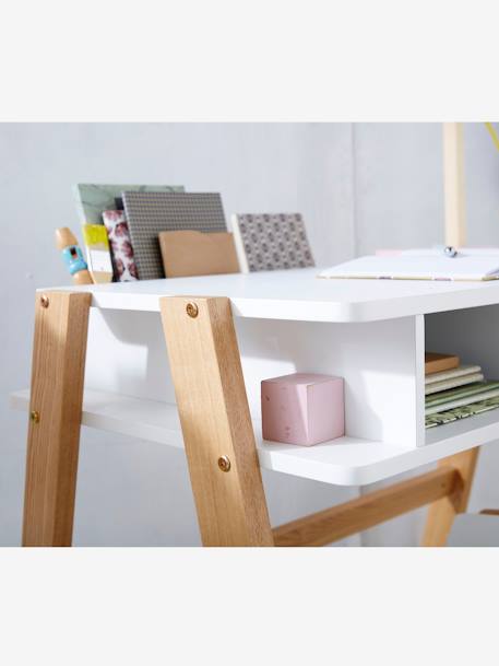 Bureau maternelle LIGNE ARCHITEKT blanc/bois 5 - vertbaudet enfant 