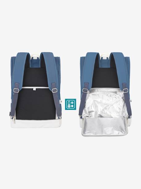 Sac à dos à langer BABYMOOV Le Sancy bleu mineral+gris smokey 8 - vertbaudet enfant 