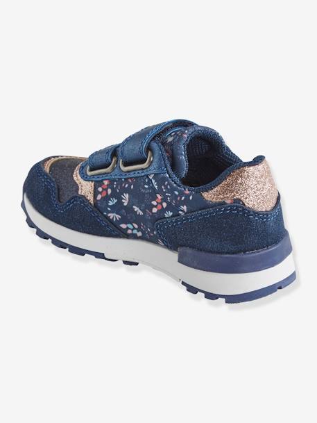 Baskets scratchées bébé fille esprit running Marine 3 - vertbaudet enfant 